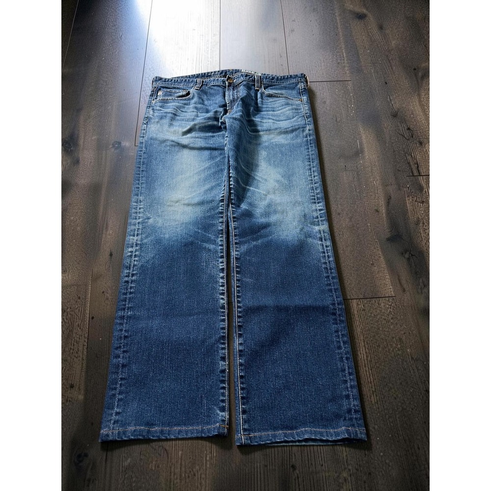 AG Adriano Goldschmied The Matchbox Jeans Mens 38 Blue Slim Straight Made USA
